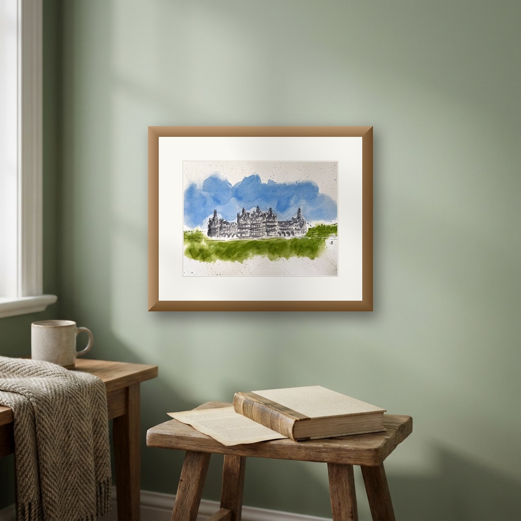 Chambord Castle in France 1 shown in a room setting