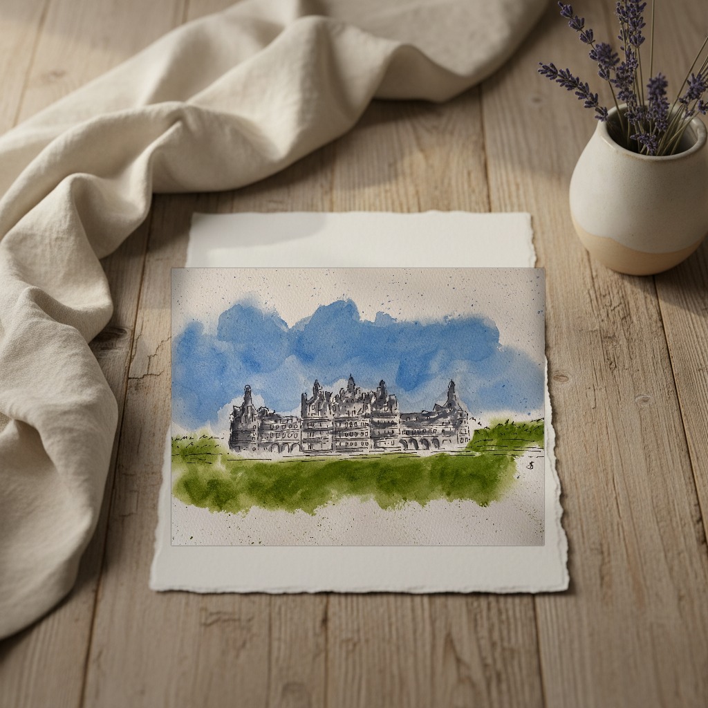 Chambord Castle in France 1 shown in a room setting