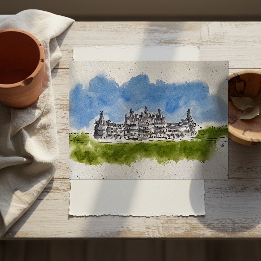 Chambord Castle in France 1 shown in a room setting