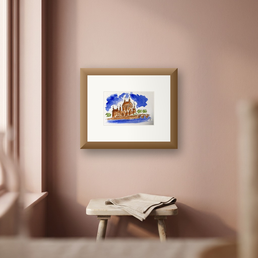 Fantasy Castle 2 shown in a room setting