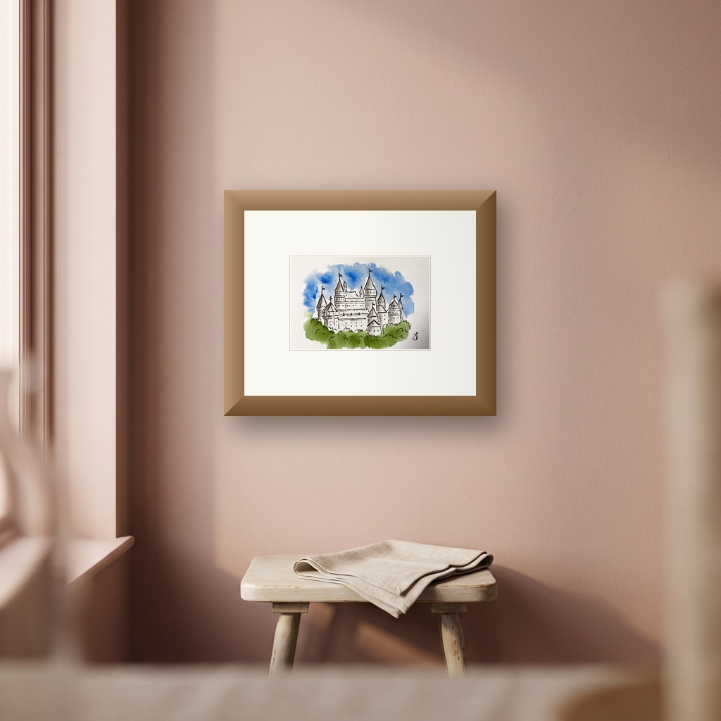 Fantasy Castle 3 shown in a room setting