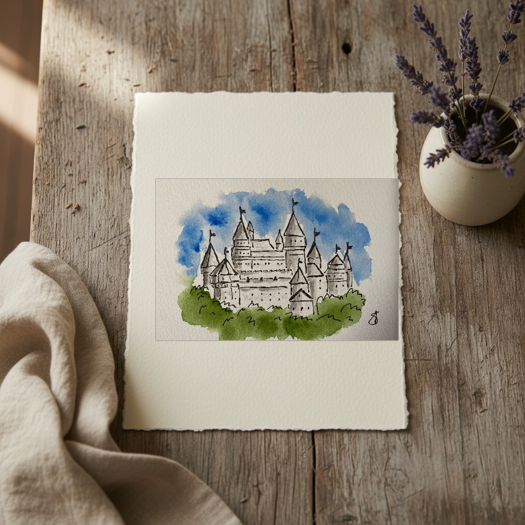 Fantasy Castle 3 shown in a room setting