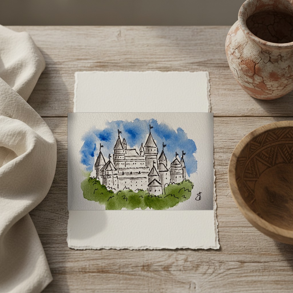 Fantasy Castle 3 shown in a room setting