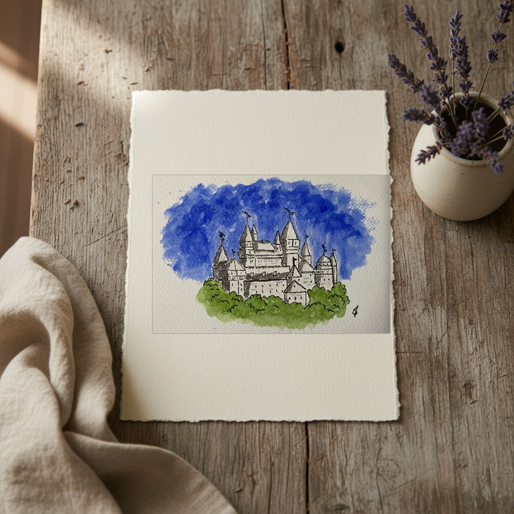 Fantasy Castle 4 shown in a room setting