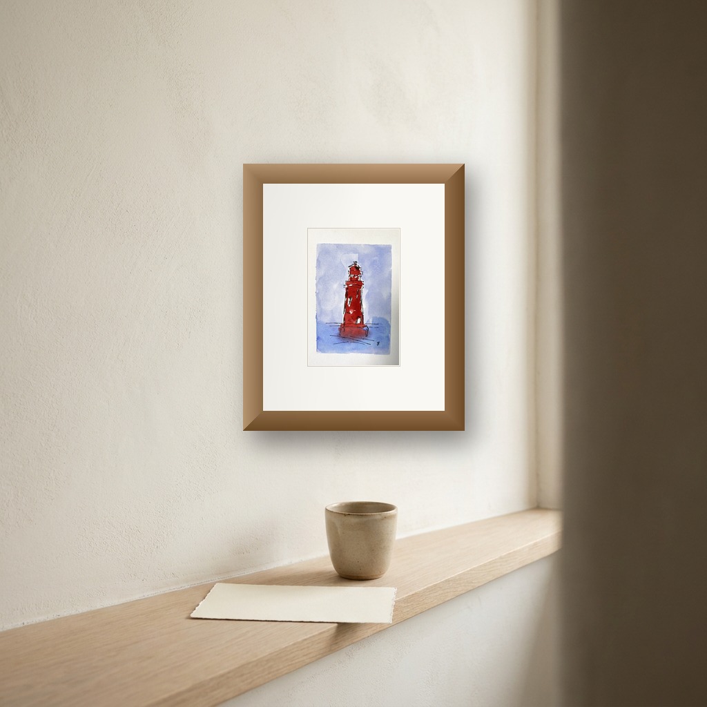 Fantasy Offshore Lighthouse 2 shown in a room setting