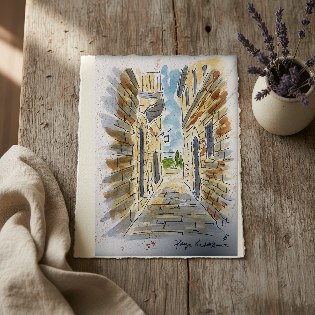 Il Vicolo dell’Amore shown in a room setting