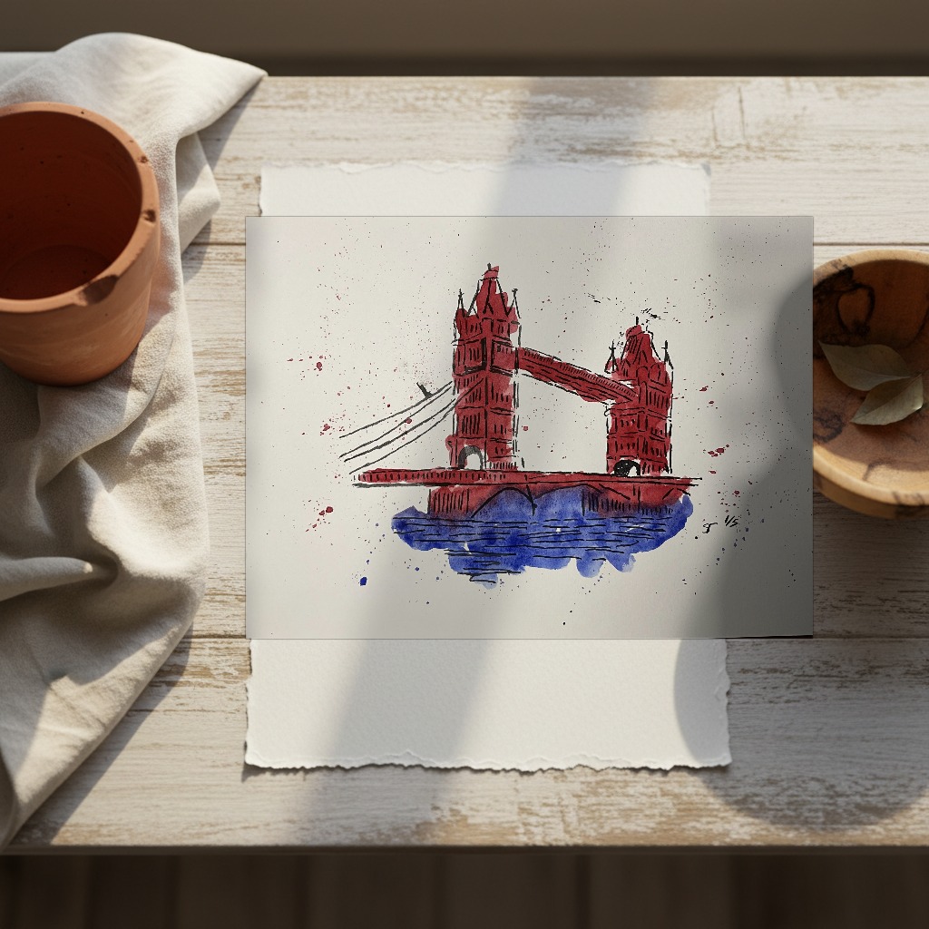 London Bridge 1/5 shown in a room setting