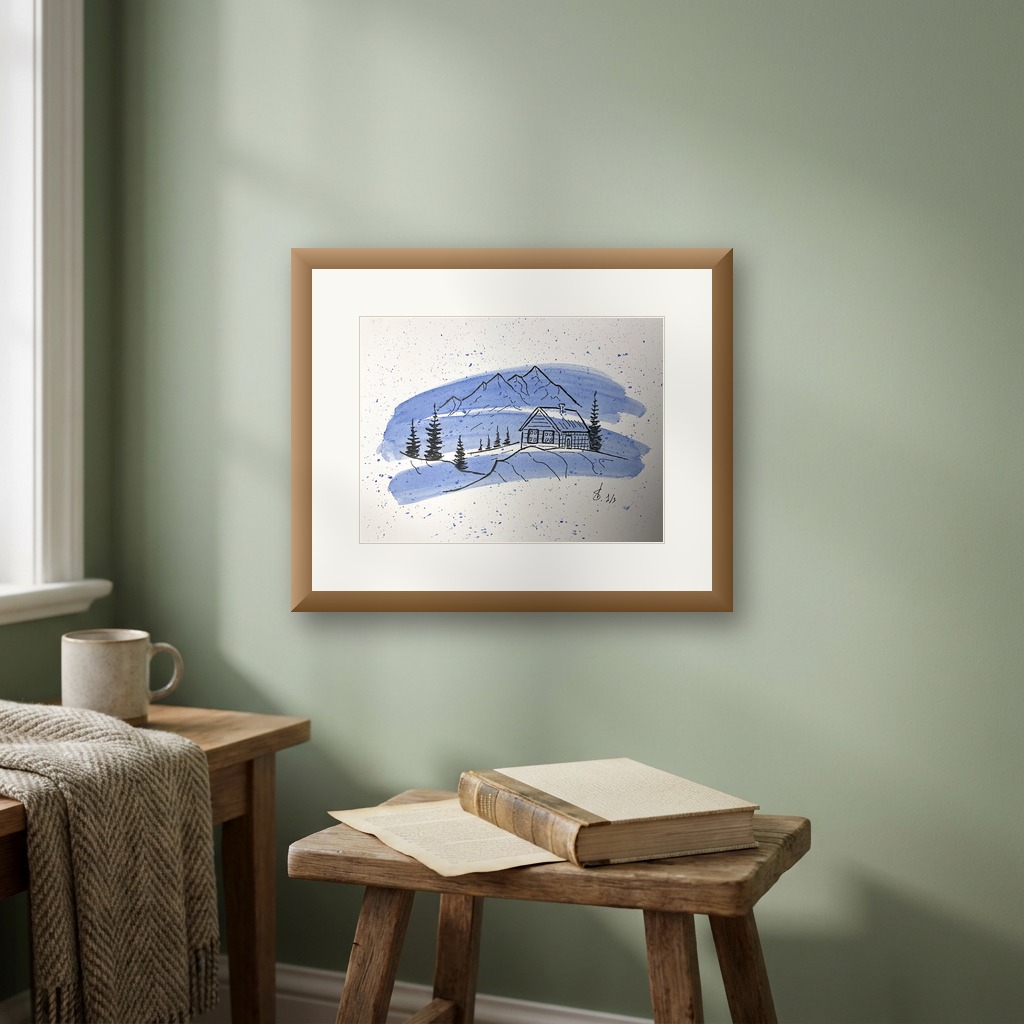 Memory of San Martino di Castrozza (1/3) shown in a room setting