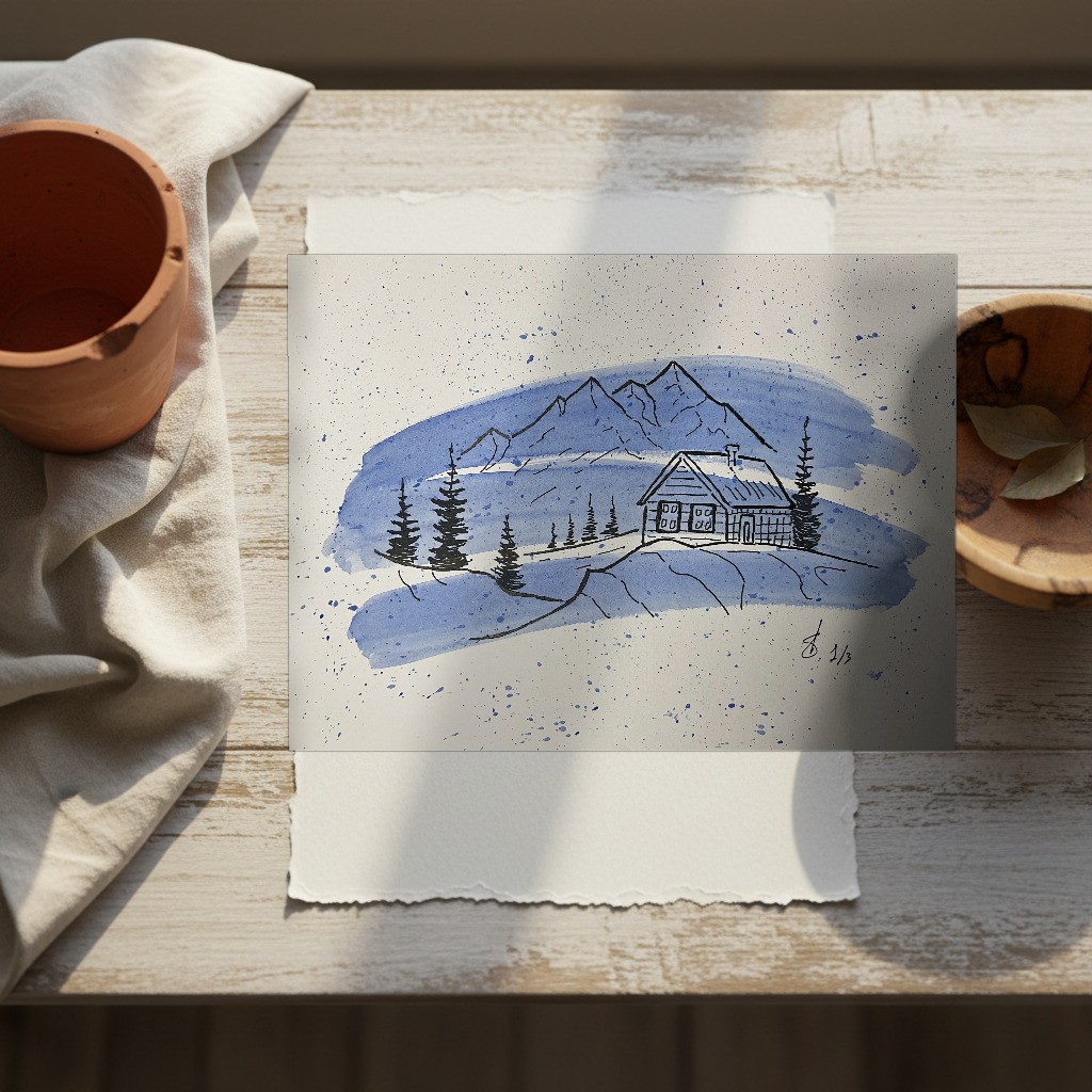 Memory of San Martino di Castrozza (1/3) shown in a room setting