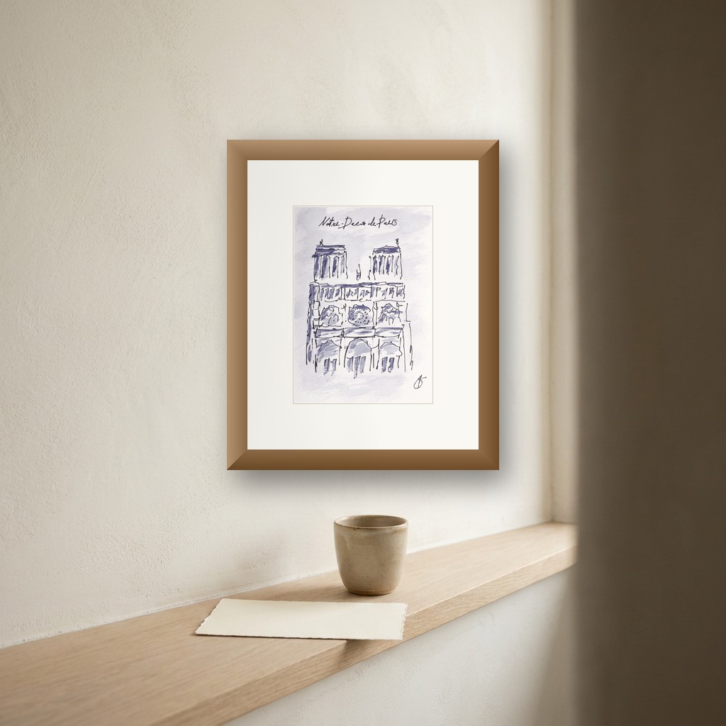 Notre-Dame de Paris shown in a room setting