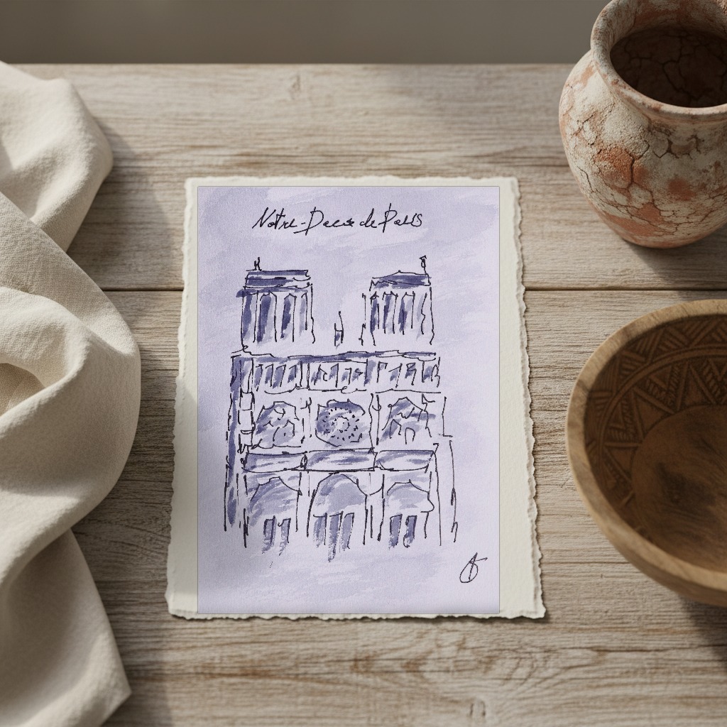 Notre-Dame de Paris shown in a room setting