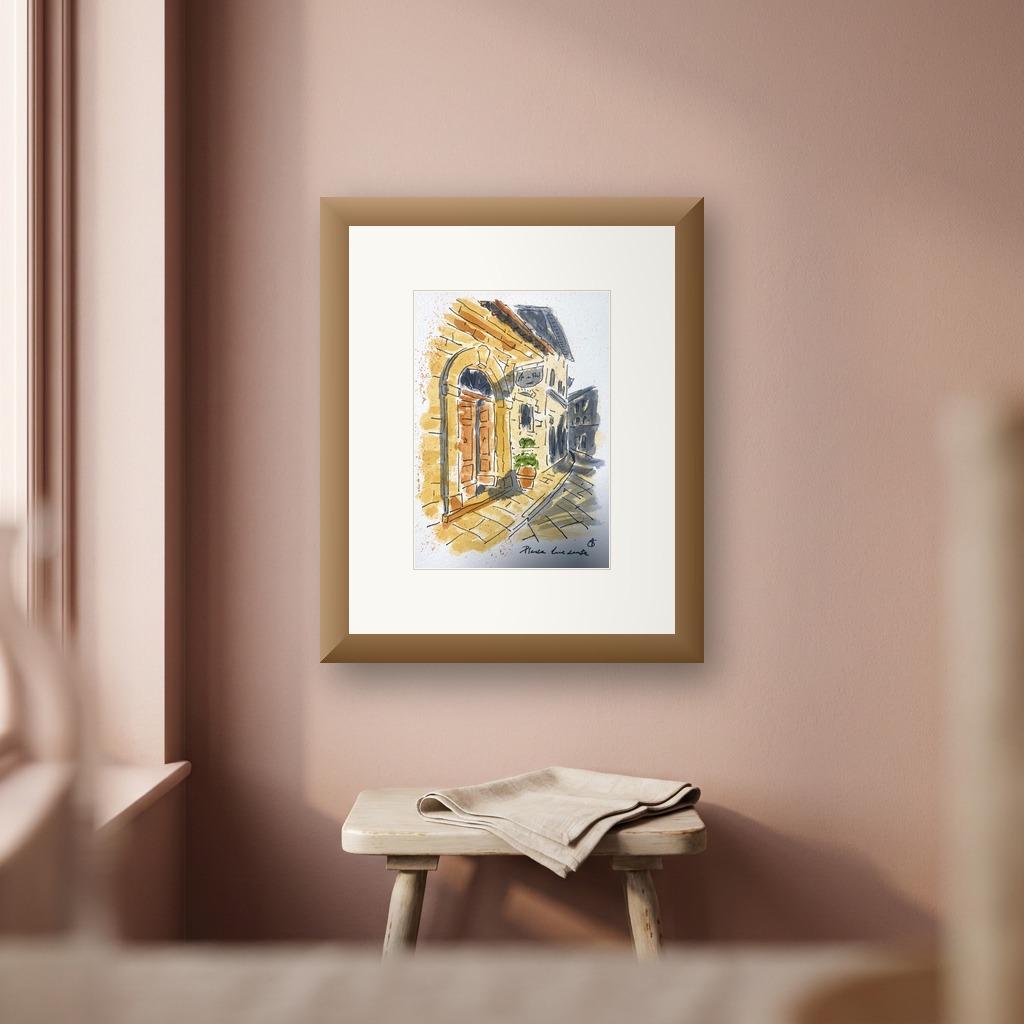 Pienza Sunlight shown in a room setting