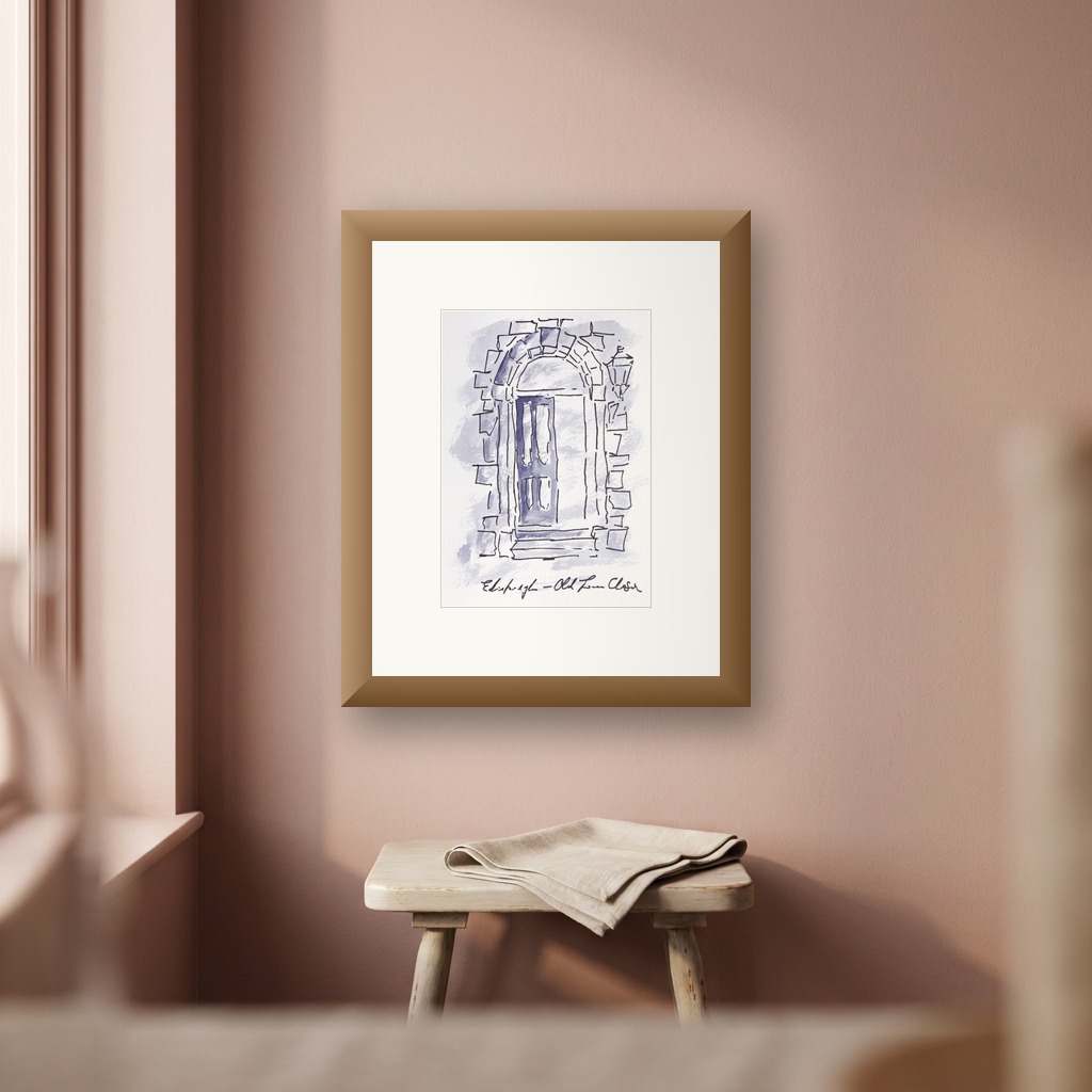 Porta a Edimburgo shown in a room setting