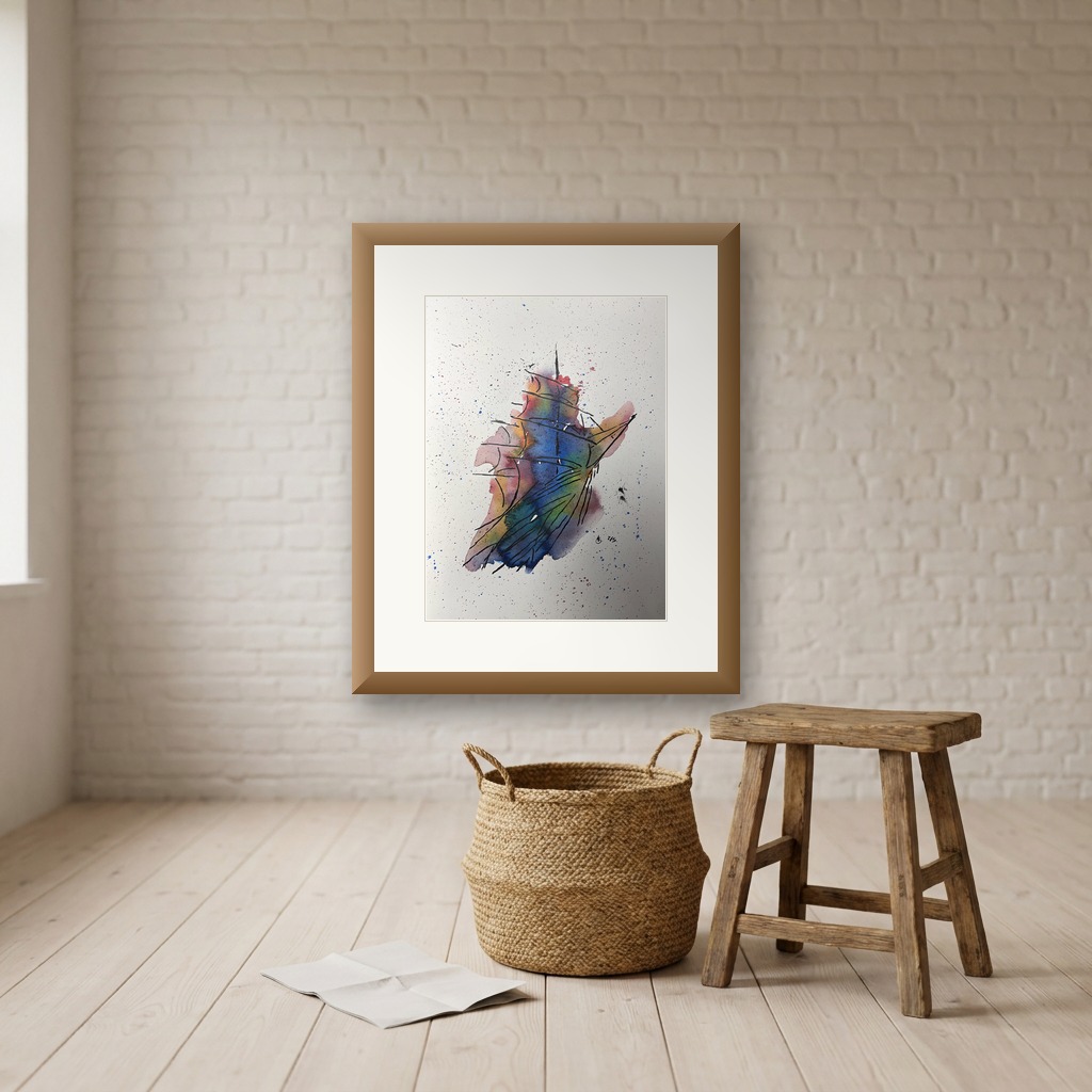 Sailing Sensations (2/5) shown in a room setting