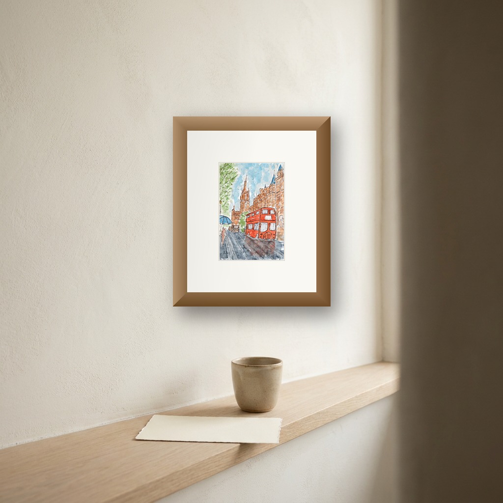Small London shown in a room setting