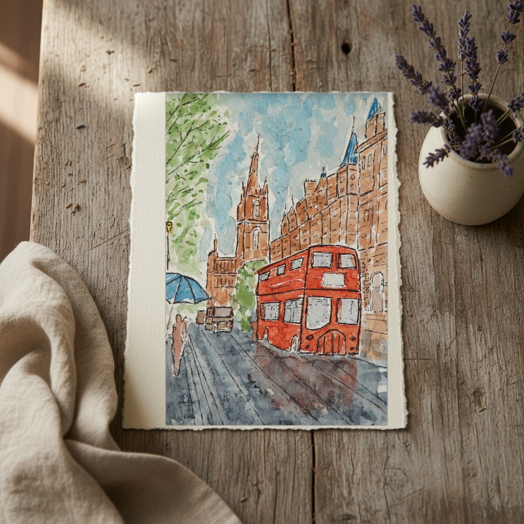 Small London shown in a room setting