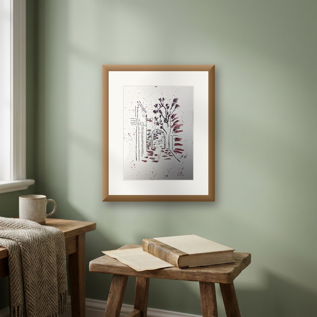Violet Sensation in Tuscany 1/3 shown in a room setting