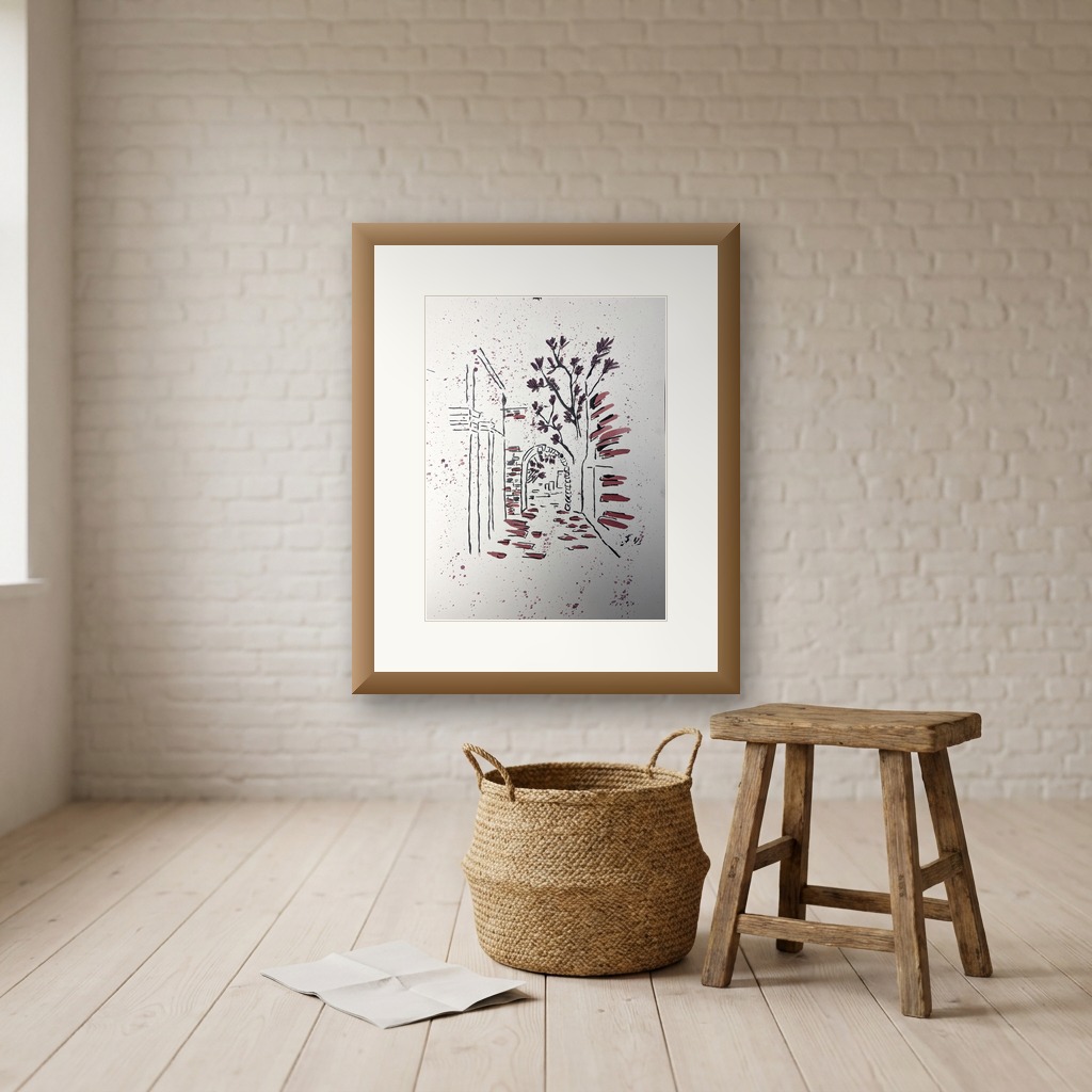 Violet Sensation in Tuscany 1/3 shown in a room setting
