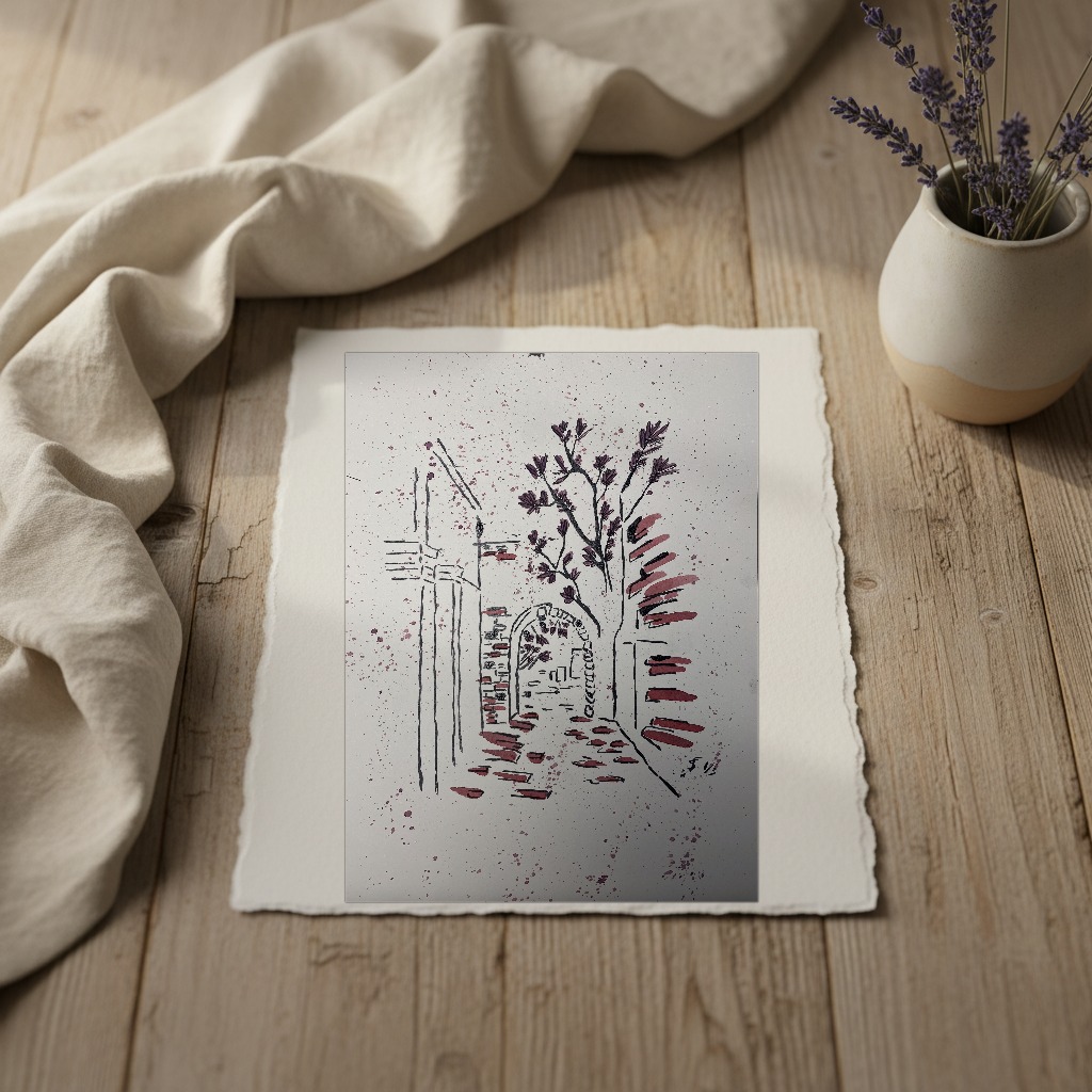 Violet Sensation in Tuscany 1/3 shown in a room setting