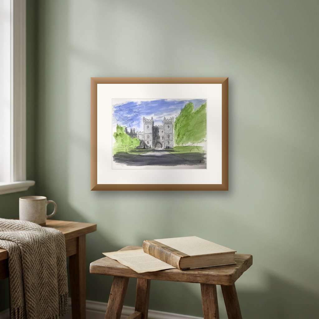 Windsor Castle in London 1 shown in a room setting