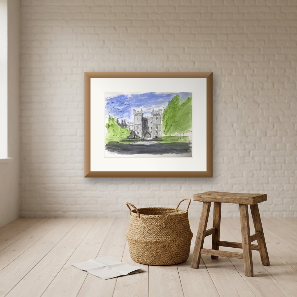 Windsor Castle in London 1 shown in a room setting