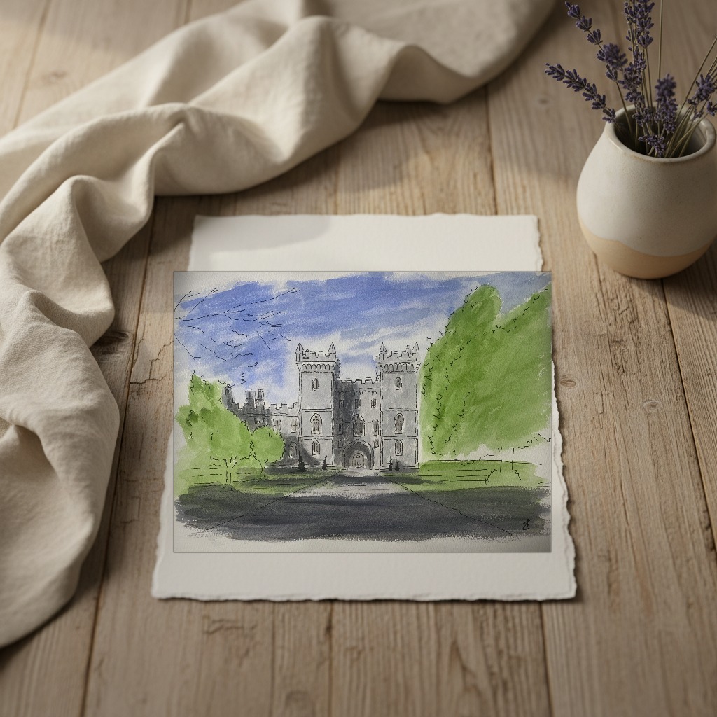 Windsor Castle in London 1 shown in a room setting