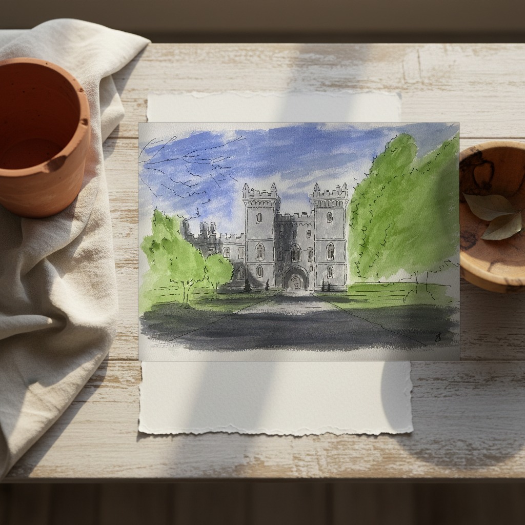Windsor Castle in London 1 shown in a room setting