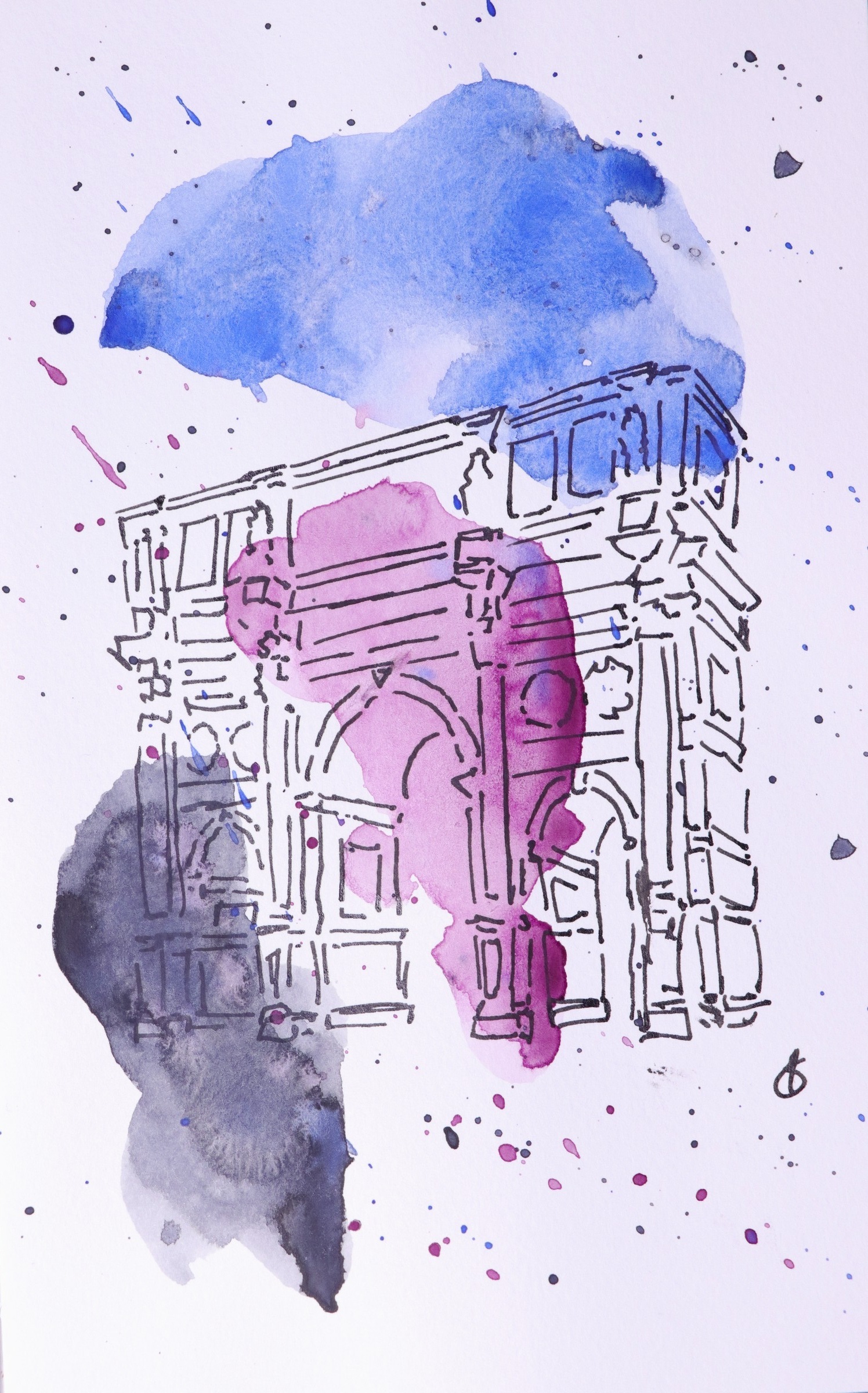 Arch of Constantine sketch