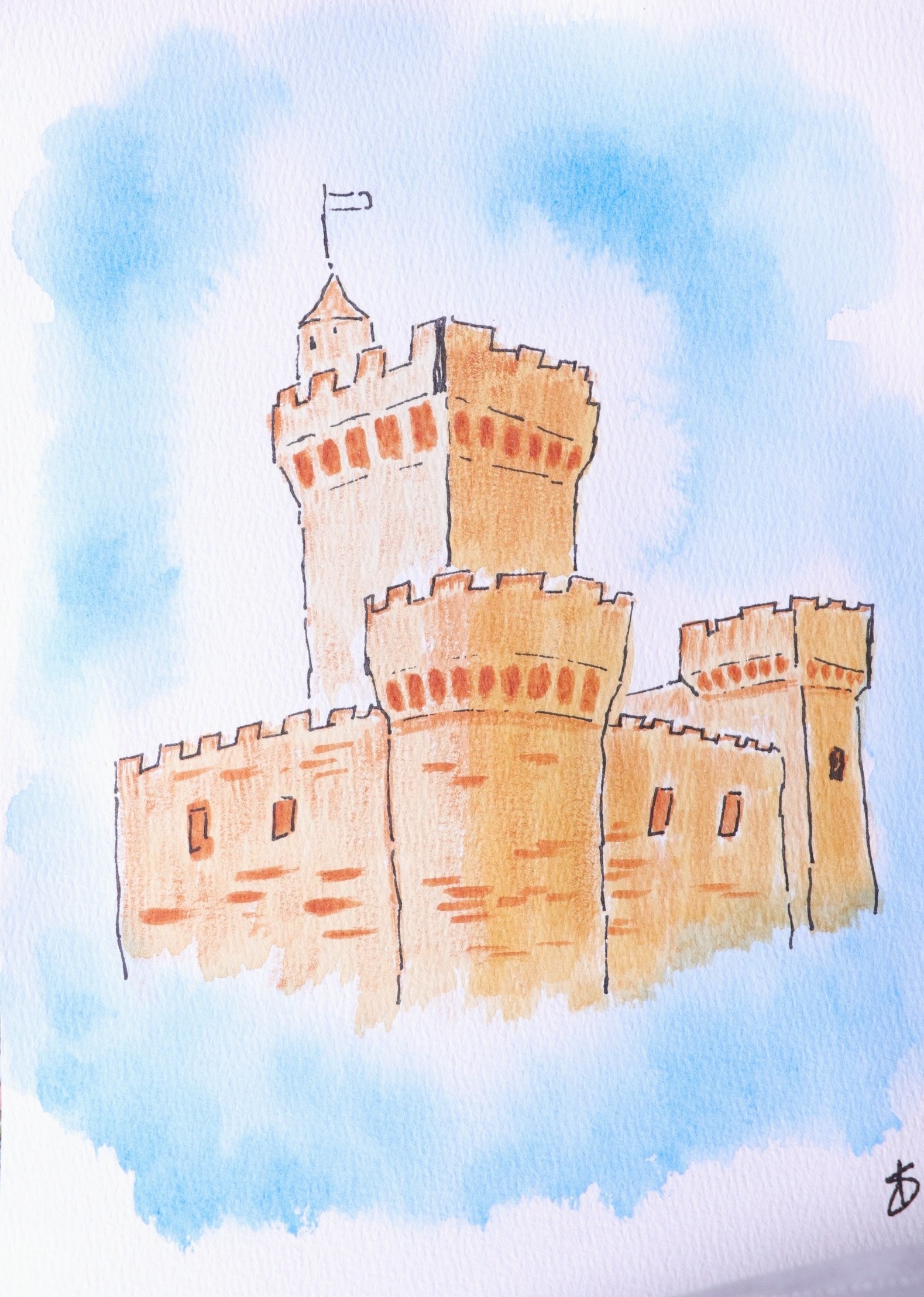 Fantasy Castle in the Clouds 2