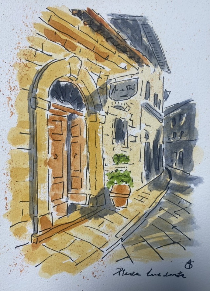 Pienza Sunlight