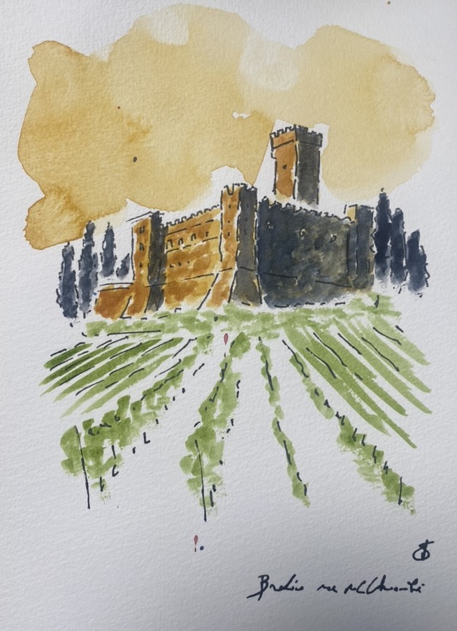 Un ricordo del Castello di Brolio nel Chianti